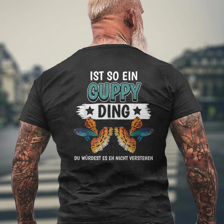 Guppy's Fish Sachen Ist So Ein Guppy Ding Guppy T-Shirt mit Rückendruck Geschenke für alte Männer