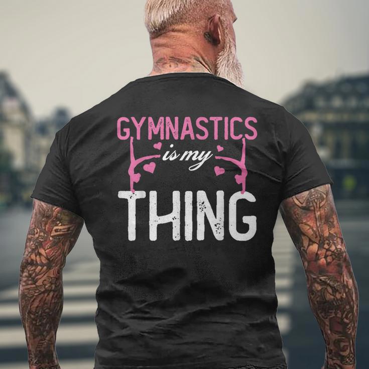 Gymnastik Ist Mein Ding Akrobatik Akrobatin Turnen T-Shirt mit Rückendruck Geschenke für alte Männer