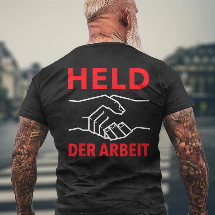 Held Der Arbeit Estdeutschland Gdr T-Shirt mit Rückendruck Geschenke für alte Männer