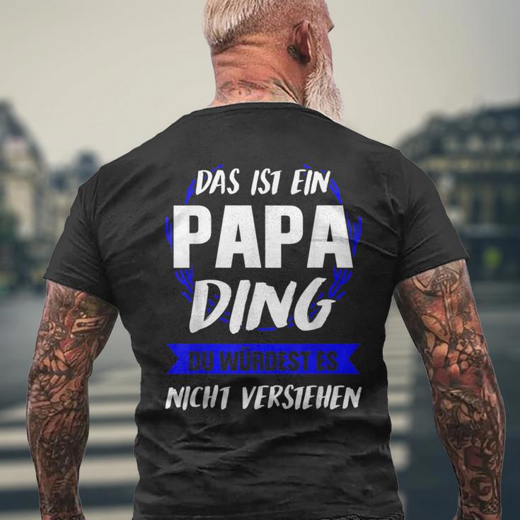 Herren Das Ist Ein Papa Ding Papa Eltern T-Shirt mit Rückendruck Geschenke für alte Männer