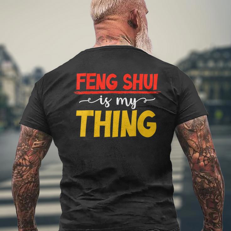 Herren Feng Shui Ist Mein Ding Gläubiger Chinesischer Buddhismusermögen T-Shirt mit Rückendruck Geschenke für alte Männer