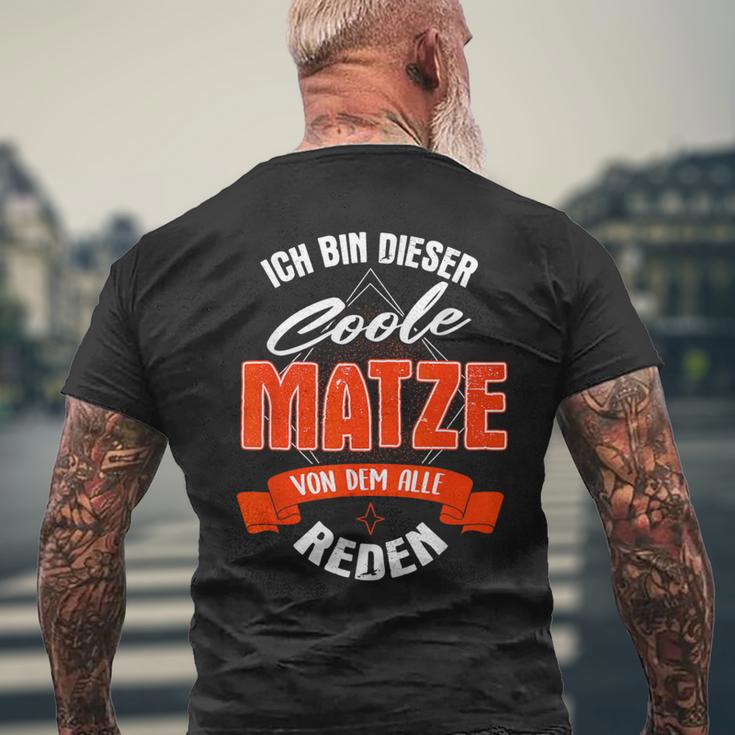 Ich Bin Dieser Coole Matzeon Dem Alle Reden T-Shirt mit Rückendruck Geschenke für alte Männer