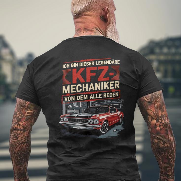 Ich Bin Dieser Legendäre Kfz-Mechanik T-Shirt mit Rückendruck Geschenke für alte Männer