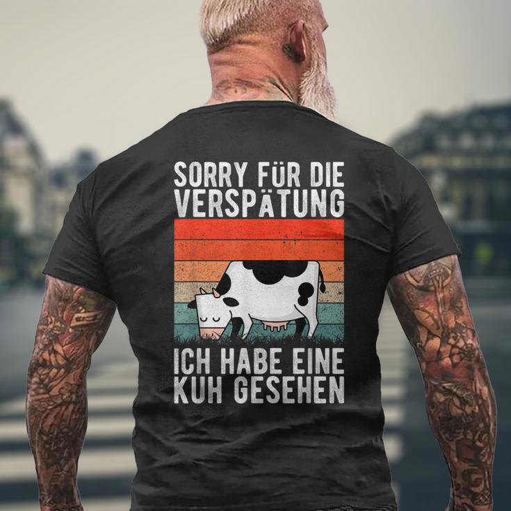 Ich Habe Eine Kuh Seen T-Shirt mit Rückendruck Geschenke für alte Männer