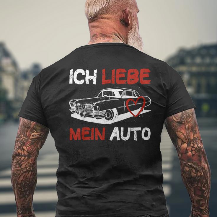 Ich Liebe Mein Auto T-Shirt mit Rückendruck Geschenke für alte Männer