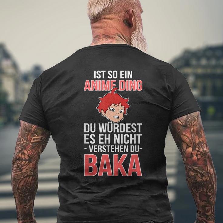 'Ist So Ein Anime Ding Nicht Understand' T-Shirt mit Rückendruck Geschenke für alte Männer