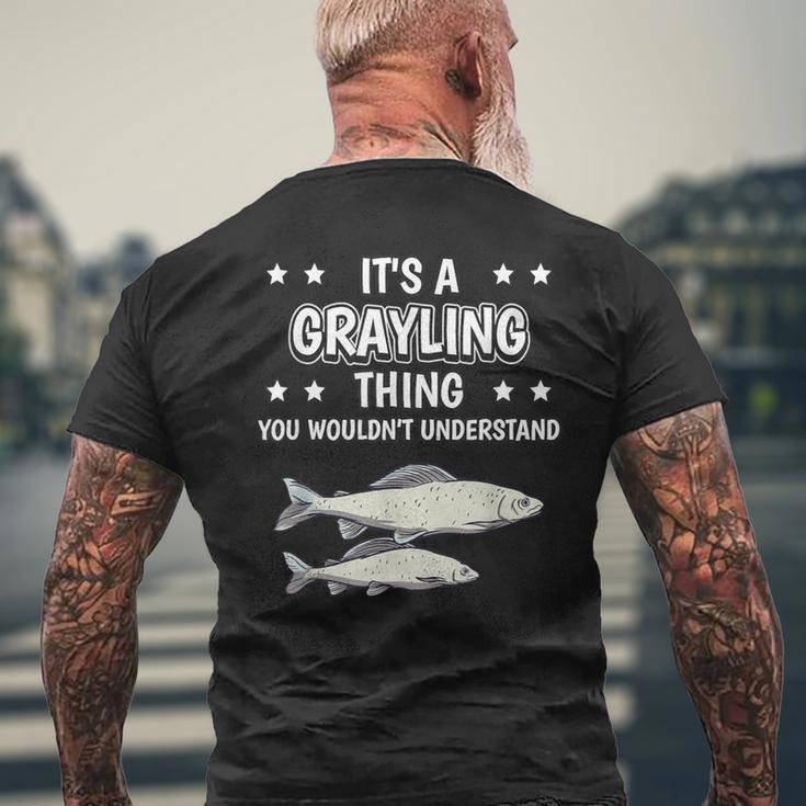 Ist So Ein Äsche Ding Lustiger Spruch Äschen T-Shirt mit Rückendruck Geschenke für alte Männer