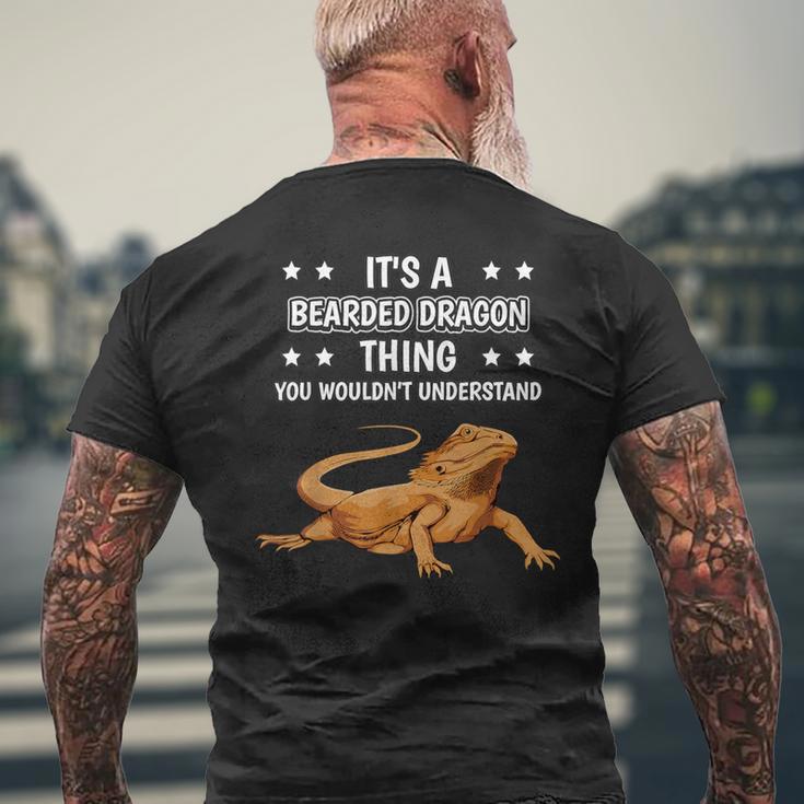 Ist So Ein Bartagame Ding Lustiger Spruch Bartagamen T-Shirt mit Rückendruck Geschenke für alte Männer