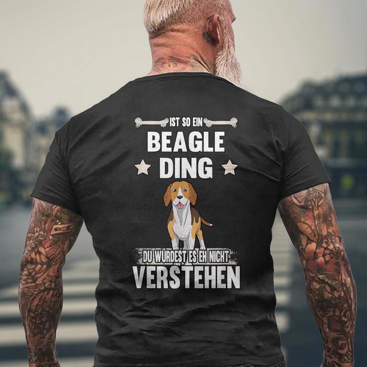 Ist So Ein Beagle Ding Hund Saying T-Shirt mit Rückendruck Geschenke für alte Männer