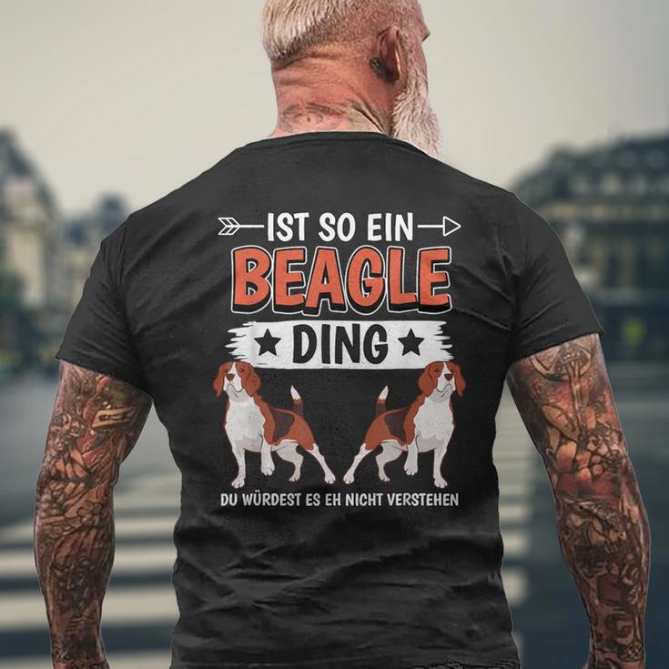 Ist So Ein Beagle Ding Beagle T-Shirt mit Rückendruck Geschenke für alte Männer