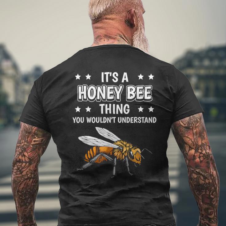 Ist So Ein Honigbiene Ding Lustiger Spruch Honigbienen T-Shirt mit Rückendruck Geschenke für alte Männer