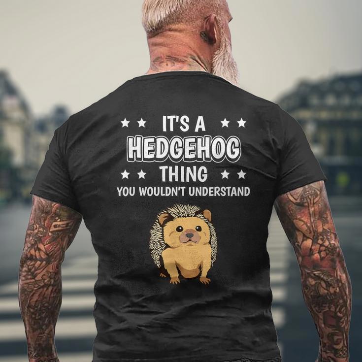 Ist So Ein Igel Ding Lustiger Spruch Igel T-Shirt mit Rückendruck Geschenke für alte Männer