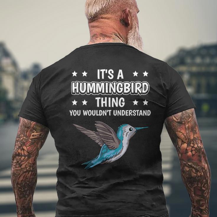 Ist So Ein Kolibri Ding Lustiger Spruch Kolibris T-Shirt mit Rückendruck Geschenke für alte Männer