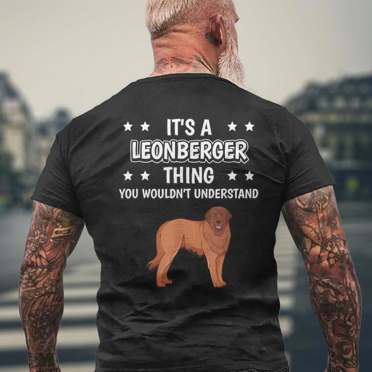 Ist So Ein Leonberger Ding Lustiger Spruch Leonberger T-Shirt mit Rückendruck Geschenke für alte Männer