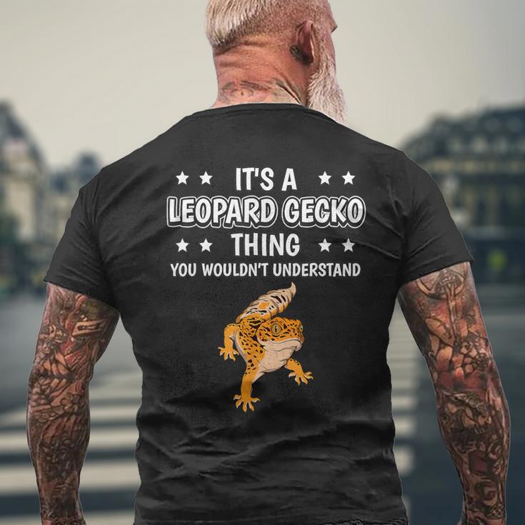 Ist So Ein Leopardgecko Ding Lustiger Spruch Leopardgeckos T-Shirt mit Rückendruck Geschenke für alte Männer