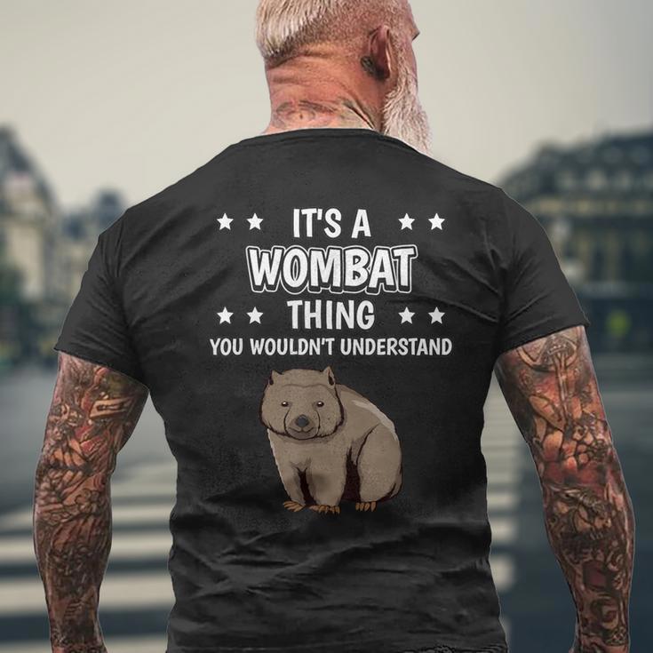 Ist So Ein Wombat Ding Lustiger Spruch Wombats T-Shirt mit Rückendruck Geschenke für alte Männer