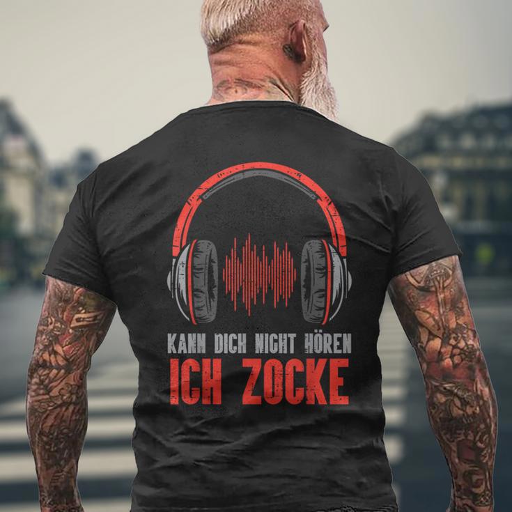 Kann Dich Nicht Hören Ich Zocke Gamer Gamer Gamer Boys' T-Shirt mit Rückendruck Geschenke für alte Männer