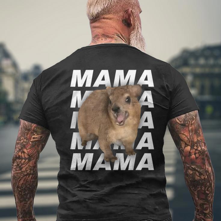 Klippschliefer Hyrax T-Shirt mit Rückendruck Geschenke für alte Männer