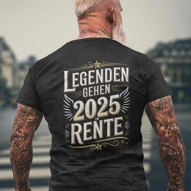 Legends Go 2025 In Retirement T-Shirt mit Rückendruck Geschenke für alte Männer