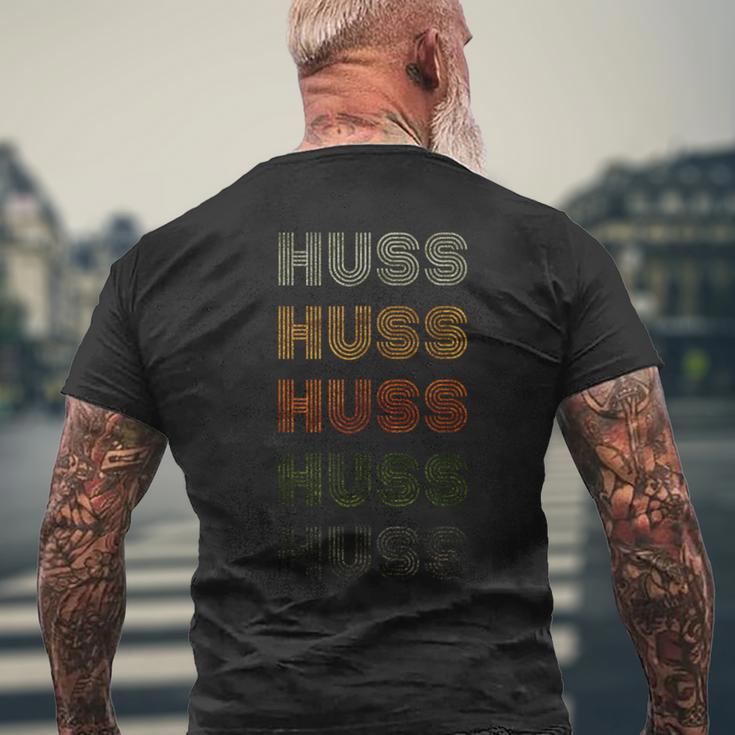 Love Heart Huss Grungeintage Style Huss T-Shirt mit Rückendruck Geschenke für alte Männer