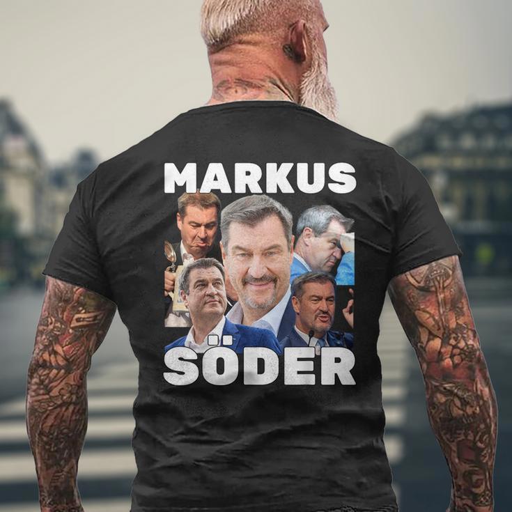 Markus Söder Fan Merch T-Shirt mit Rückendruck Geschenke für alte Männer