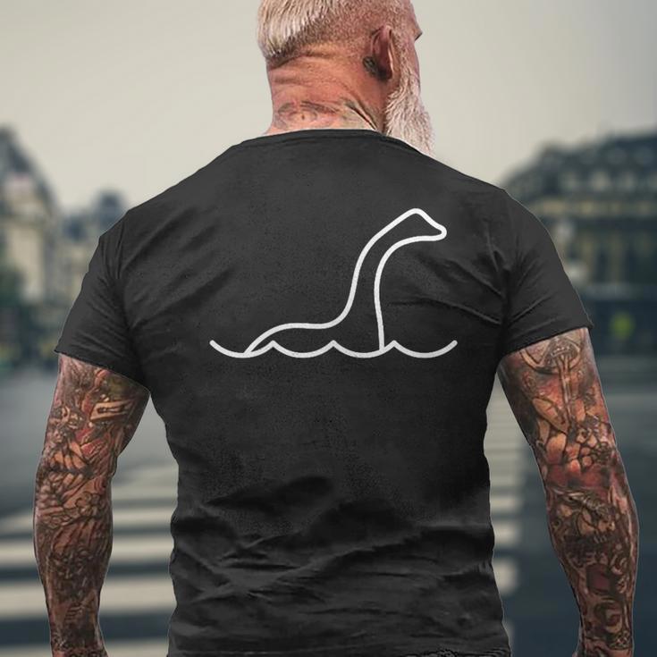 Nessie Loch Ness Monster T-Shirt mit Rückendruck Geschenke für alte Männer