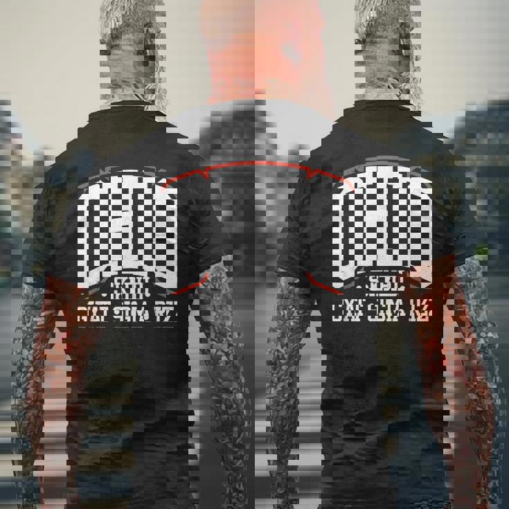 Ohio Skibidi Gyatt Sigma Rizz Meme Vintage Birthday Men's T-shirt Back ...