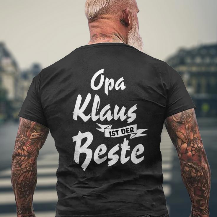 Opa Klaus Ist Der Beste S T-Shirt mit Rückendruck Geschenke für alte Männer