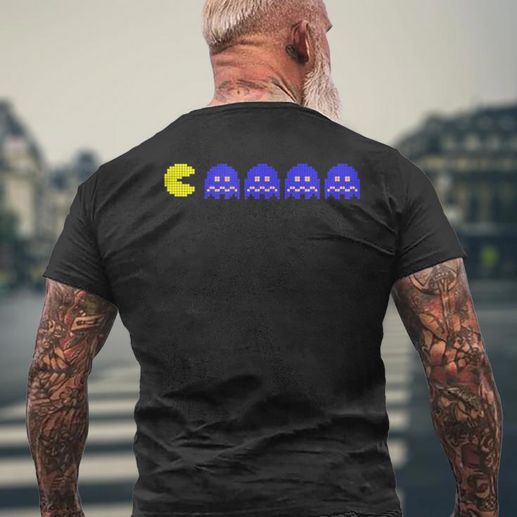 Pac-Man T-Shirt mit Rückendruck Geschenke für alte Männer