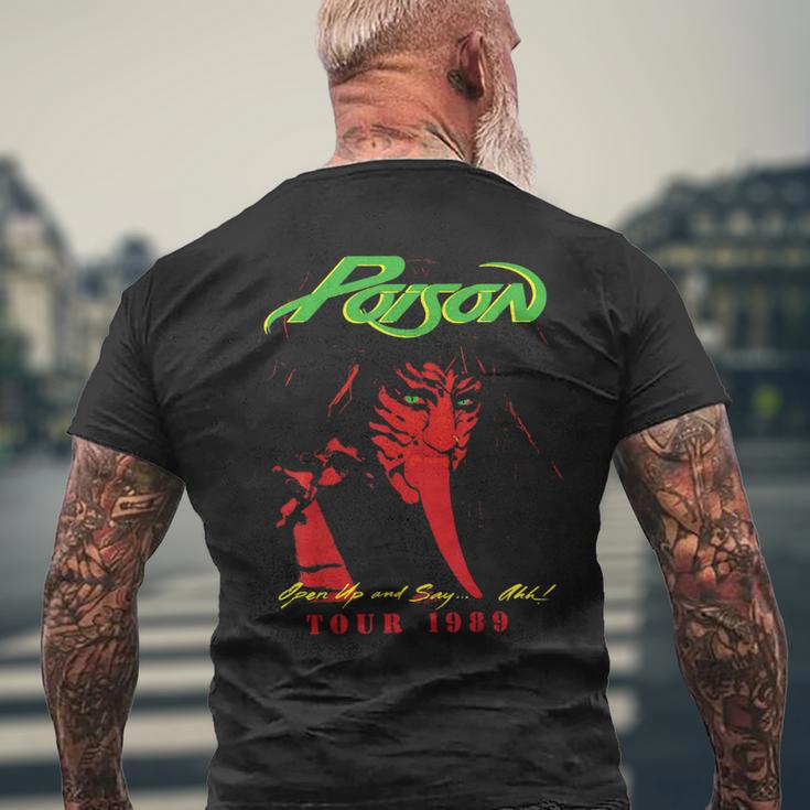 Poison Tour 1989 T-Shirt mit Rückendruck Geschenke für alte Männer