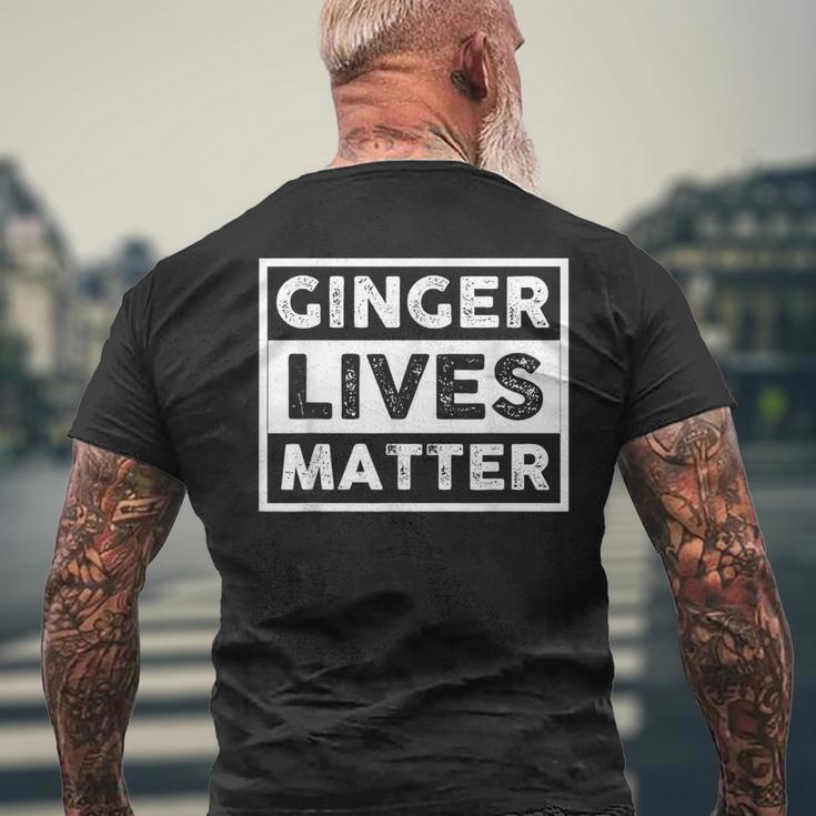 Redhead Ginger Lives Matter T-Shirt mit Rückendruck Geschenke für alte Männer