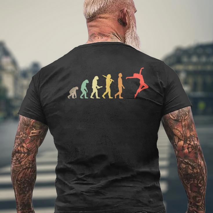 Retro Dance Evolution For Dancer T-Shirt mit Rückendruck Geschenke für alte Männer