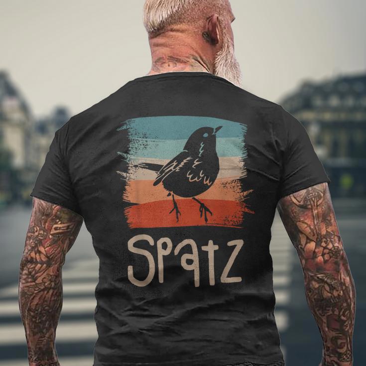 Retrointage Sparrow Sparrows T-Shirt mit Rückendruck Geschenke für alte Männer