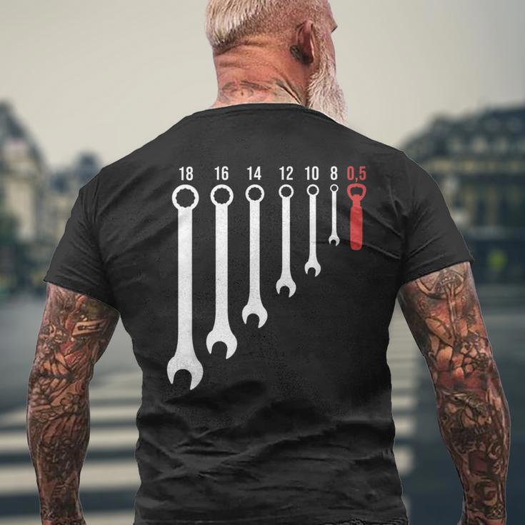 Schrauber Kfc Mechanic Bottle Opener S T-Shirt mit Rückendruck Geschenke für alte Männer