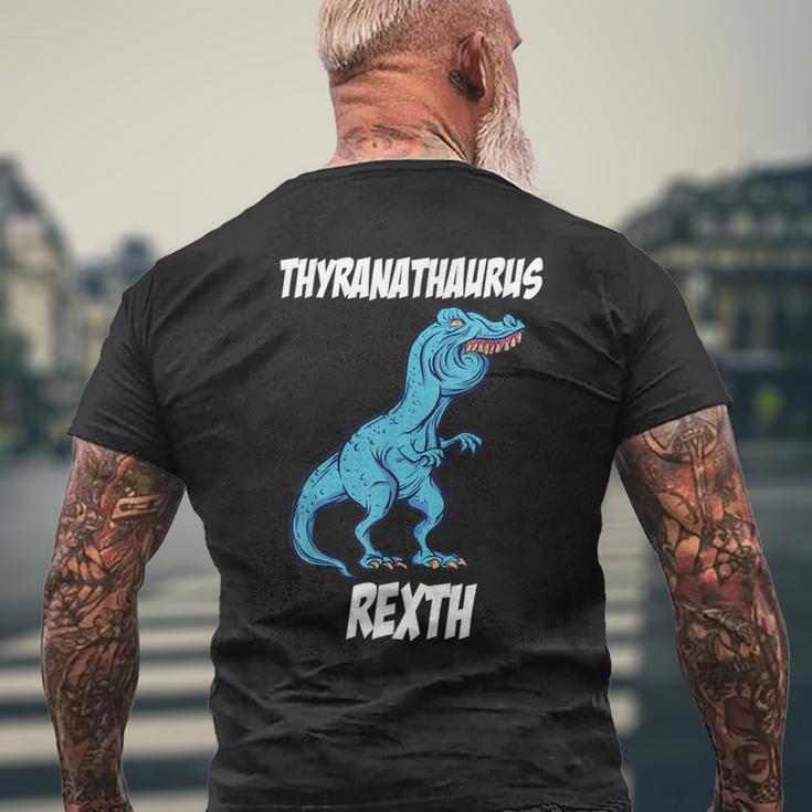 T-Rex Überbiss Meme T-Rex Party T-Shirt mit Rückendruck Geschenke für alte Männer