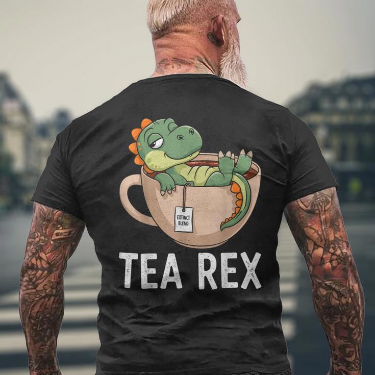 Tea Rex T-Rex Dinosaur Tyrannosaurus T-Shirt mit Rückendruck Geschenke für alte Männer