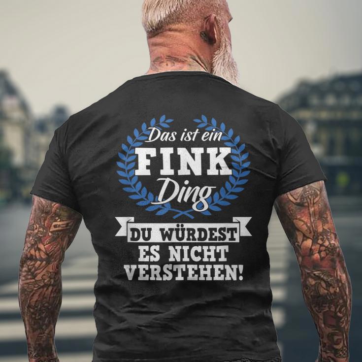 With Text 'Das Ist Ein Fink Ding Du Würdest Es Nicht Understand' T-Shirt mit Rückendruck Geschenke für alte Männer