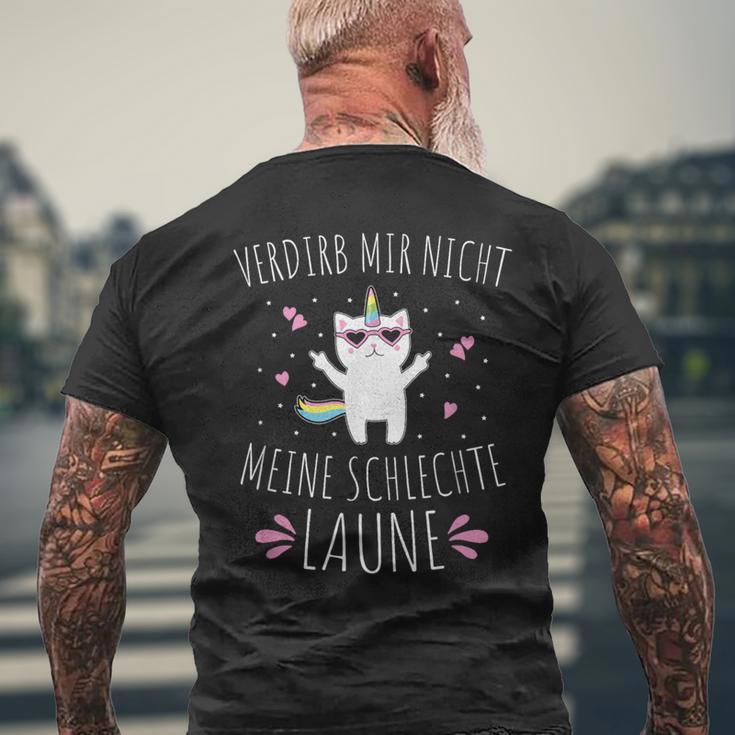 Verdirb Mir Nicht Meine Bad Laune T-Shirt mit Rückendruck Geschenke für alte Männer