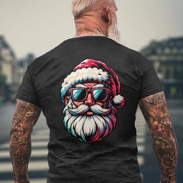 Weihnachtsmann Witzig Lustig Cool Nikolaus Wichtel N T-Shirt mit Rückendruck Geschenke für alte Männer