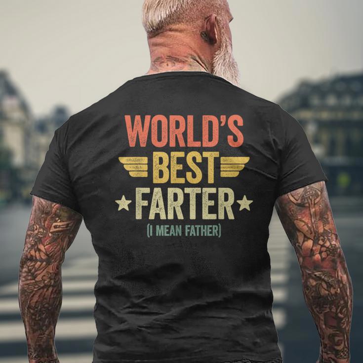 World's Best Farter T-Shirt mit Rückendruck Geschenke für alte Männer