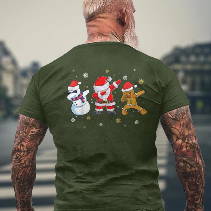 Dabbing Santa Claus For Children T-Shirt mit Rückendruck Geschenke für alte Männer