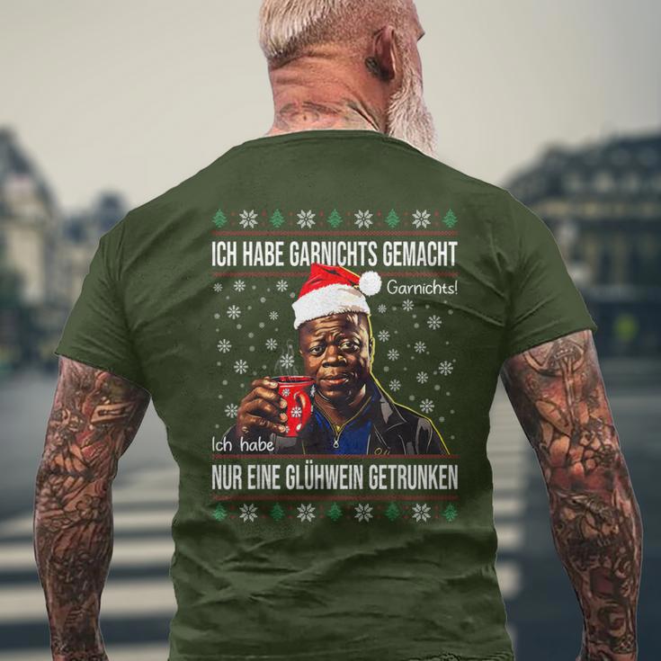 Ich Habe Garnichts Gemacht Nur Eine Glühwein Getrunken Xmas T-Shirt mit Rückendruck Geschenke für alte Männer