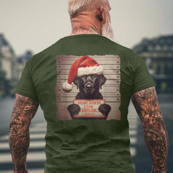 Labrador Retriever Dog Christmas T-Shirt mit Rückendruck Geschenke für alte Männer