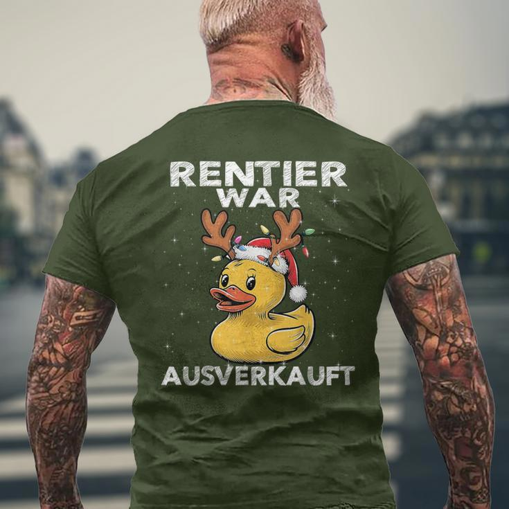 Reindeer Was Ausverkauft Elk Saying Christmas T-Shirt mit Rückendruck Geschenke für alte Männer