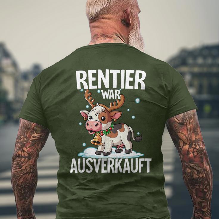 Reindeer War Ausverkauft Christmas T-Shirt mit Rückendruck Geschenke für alte Männer