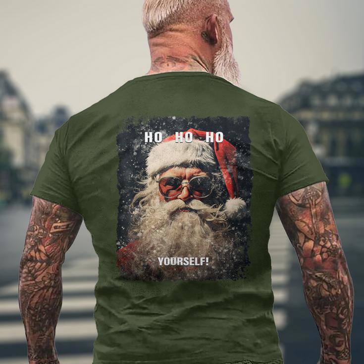 Santa Claus Santa Claus Christmas Santa Claus T-Shirt mit Rückendruck Geschenke für alte Männer