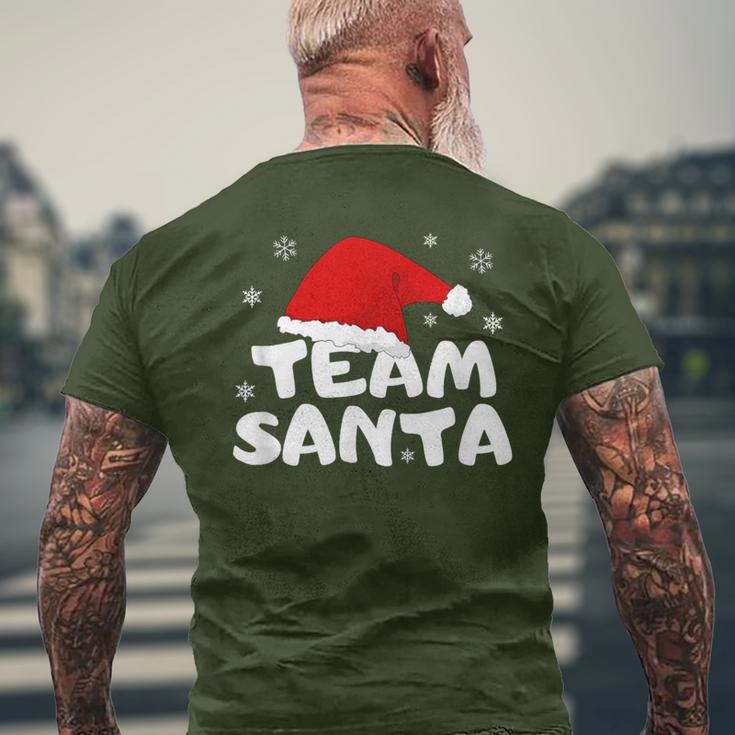 Team Santa Xmas Christmas T-Shirt mit Rückendruck Geschenke für alte Männer