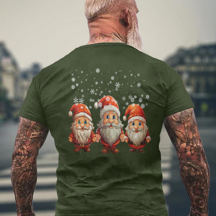 Weihnachtsmotiv Merry Christmas T-Shirt mit Rückendruck Geschenke für alte Männer