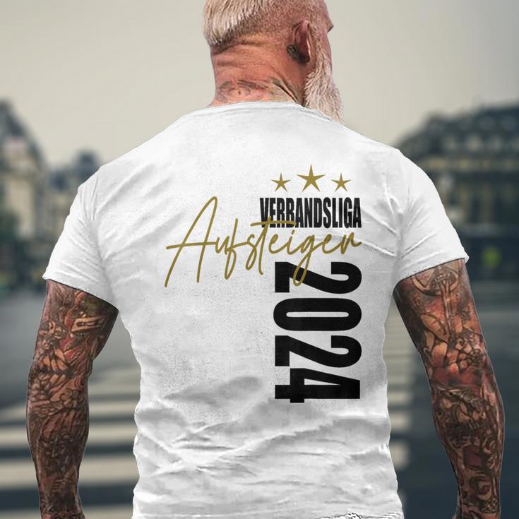 Aufsteigererbandsliga 2024 Aufstieg League Champion T-Shirt mit Rückendruck Geschenke für alte Männer