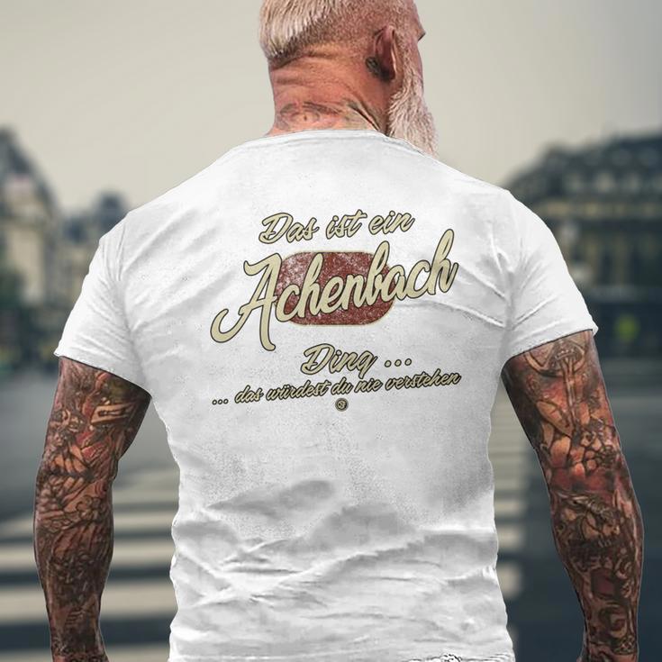 Das Ist Ein Achenbach Ding Family Achenbach Long-Sleeved T-Shirt mit Rückendruck Geschenke für alte Männer